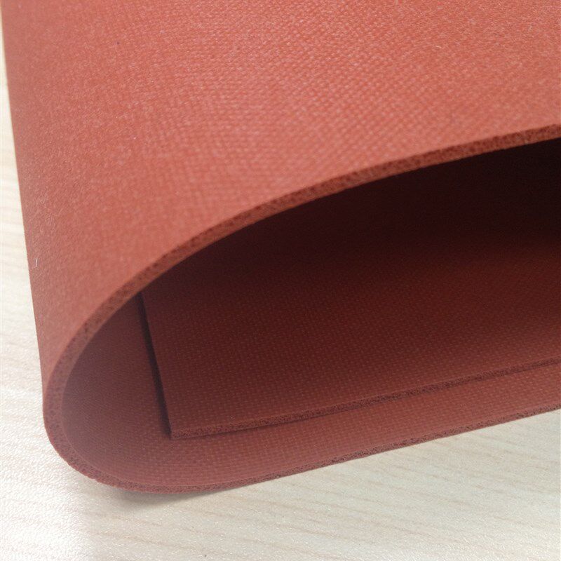 发泡硅胶板 耐高温海绵板垫绝缘贴合机压屏垫地毯厚1mm红色密封板