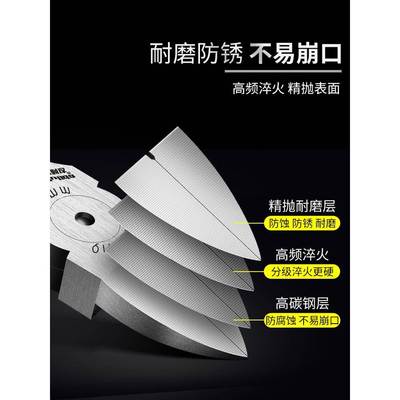 kt刃斜口钳电剪钳尖嘴偏口水钳工业级线钳RUT模水型工单薄小型口