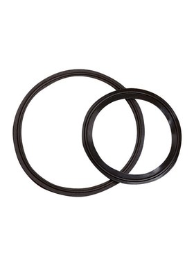 源飞快装垫片卡箍式卡盘快接垫EPDM耐弱酸碱三元乙丙黑色圆形垫圈