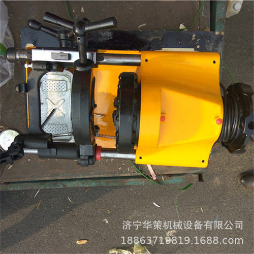 M12多功能圆钢套丝机生产电动镀锌管开牙机铰丝机