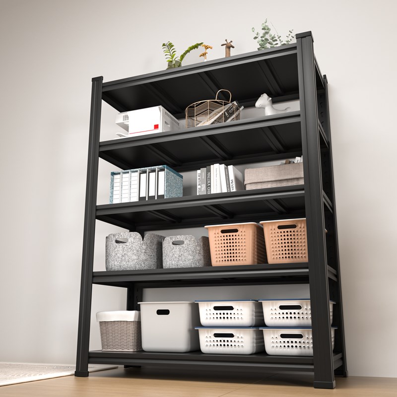 义浩置物架家用钢制仓储货架落地多层收纳架客厅储物架超市展示架