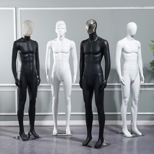 模特男道具人体全身假人塑料人台男装店服装橱窗拍摄衣服展示架子