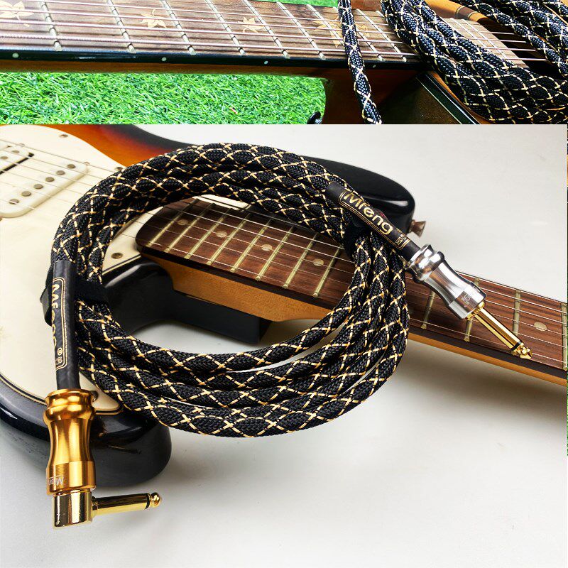 银质导体电吉他连接线电吹管电箱琴架子鼓贝司演出效果屏蔽音响线