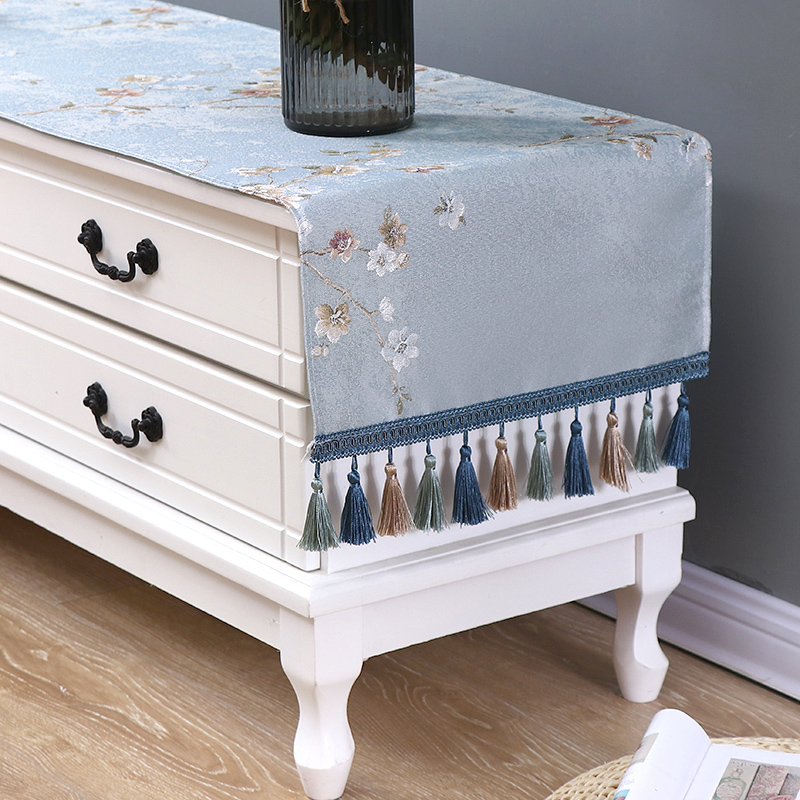 电视机防尘c罩套盖布布2021年新液晶款柜盖巾55寸65寸蕾丝简防砸