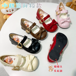 【小甜筒】升级款原创猫猫头异形鞋跟可爱百搭甜美学生少女lo鞋