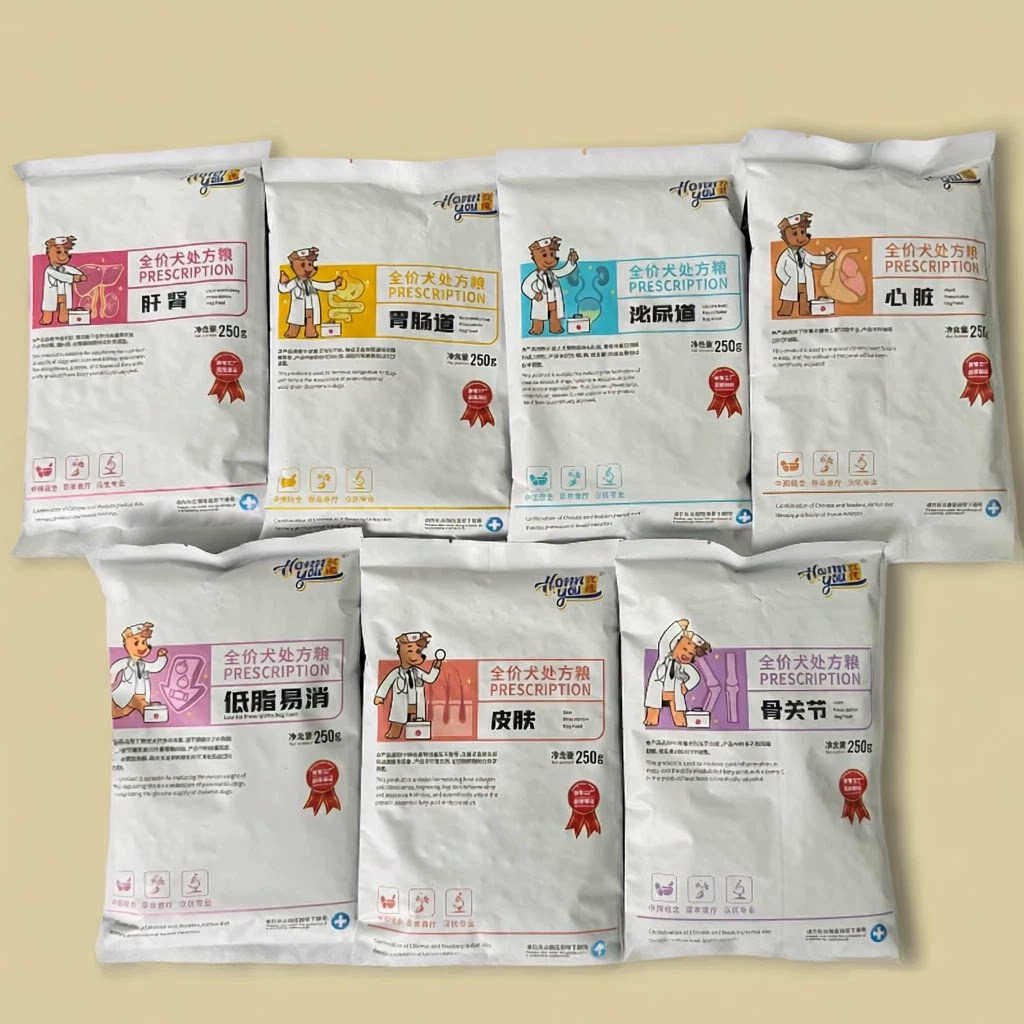 汉优全价犬处方粮泌尿道低脂易消关节胃肠道皮肤心脏狗粮成幼通用图片