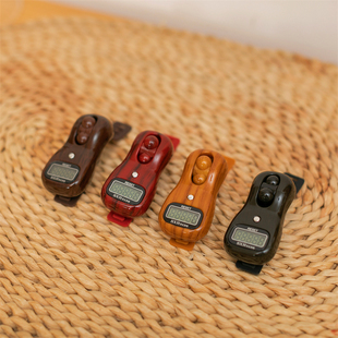 珠子计数器拨珠一心记数器客流量点数器滚珠电子数显指环跨境解压