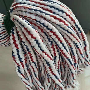 拖把家用吸水老式拖布公司空心棉线物业宽头墩布拖地拖把头尘推