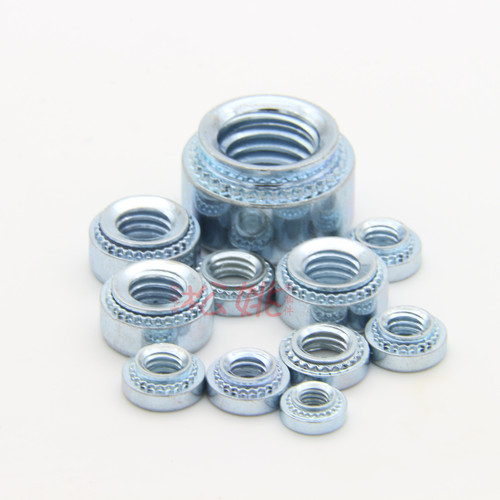 压铆螺母 S 压板螺母 压铆件M2M3M4M5M6M8M10环保兰白锌