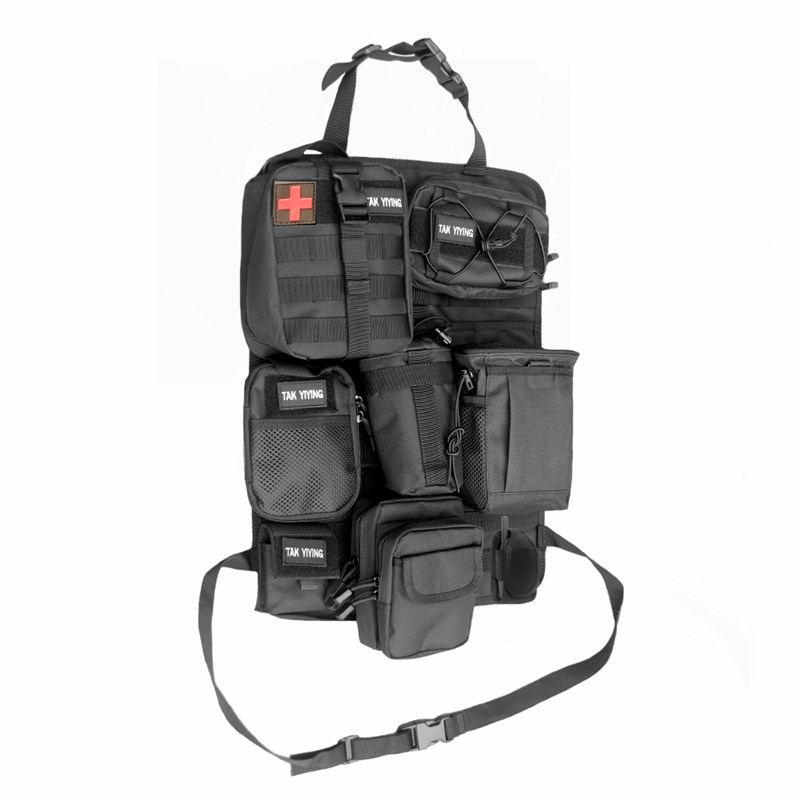 德毅营 多功能战术汽车座椅挂垫收纳袋 edc杂物包 MOLLE 工具挂包