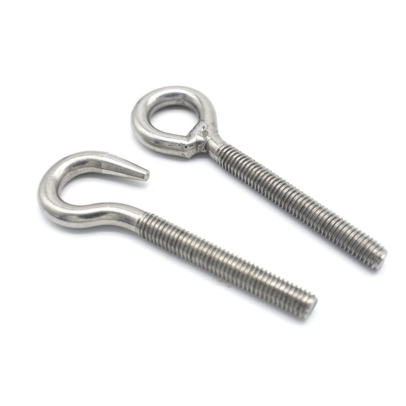 吊环螺丝 带圈螺杆304不锈钢环形钩形螺栓  羊眼钩环螺丝m4m5m6m8