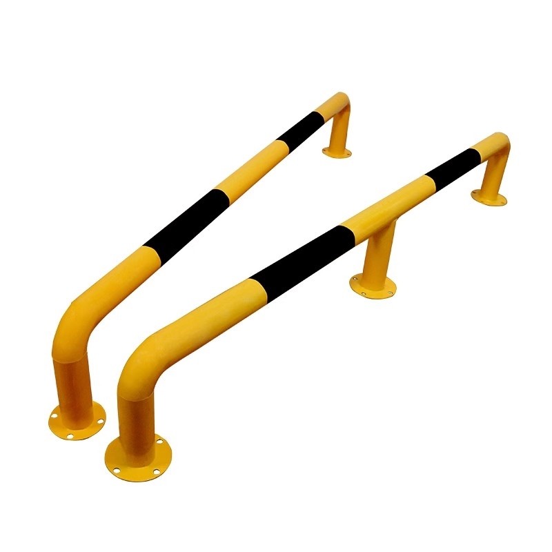 89管径U型钢管护栏M型挡车器停车位防撞栏杆桩加固道路隔离车间