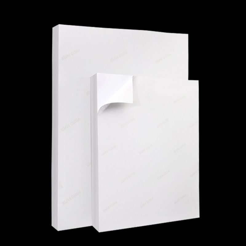 135G 彩色喷墨背胶相纸 不干胶 高光相片纸 A4 大头贴照片纸