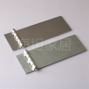 CL269不锈钢无孔焊接铰链 工业设备门脚力 大号加长不对称合页