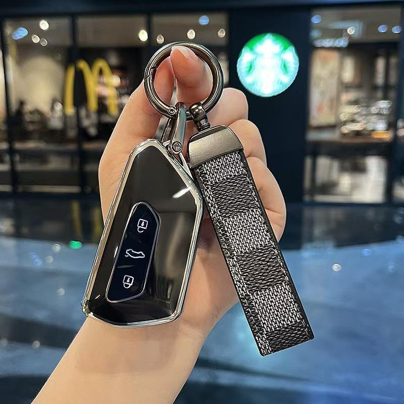 2026款捷达VS8钥匙套男士专用自动全能版智行版至尊版遥控壳扣包