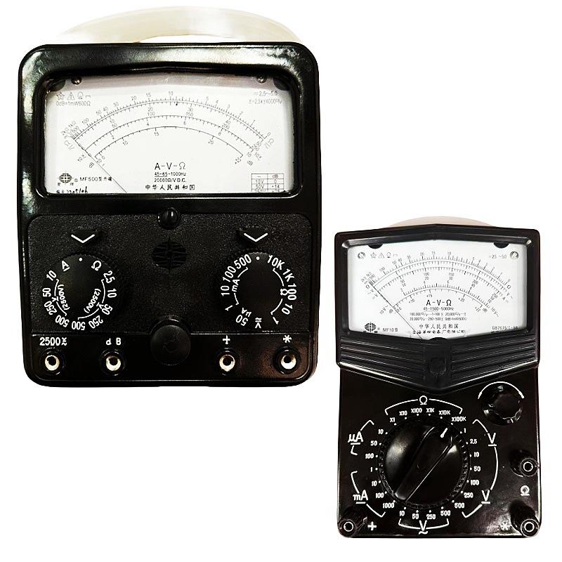 上海第四电表厂MF500机械MF10型多用表MF14三用表指针式模拟表