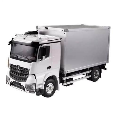 1/14二轴奔驰低顶厢式货车仿真模型玩具卡车田宫蜜斗货柜车同类