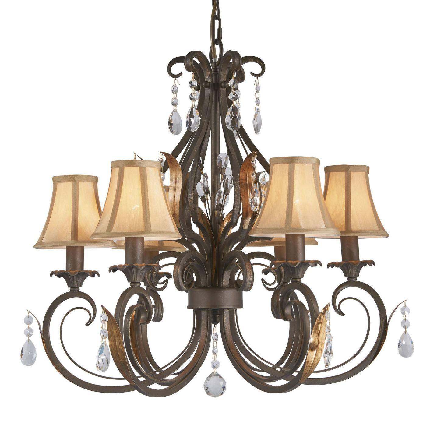 澳洲saa美式乡村客厅主灯书房铁艺水晶灯装饰复古阁楼楼道吊灯