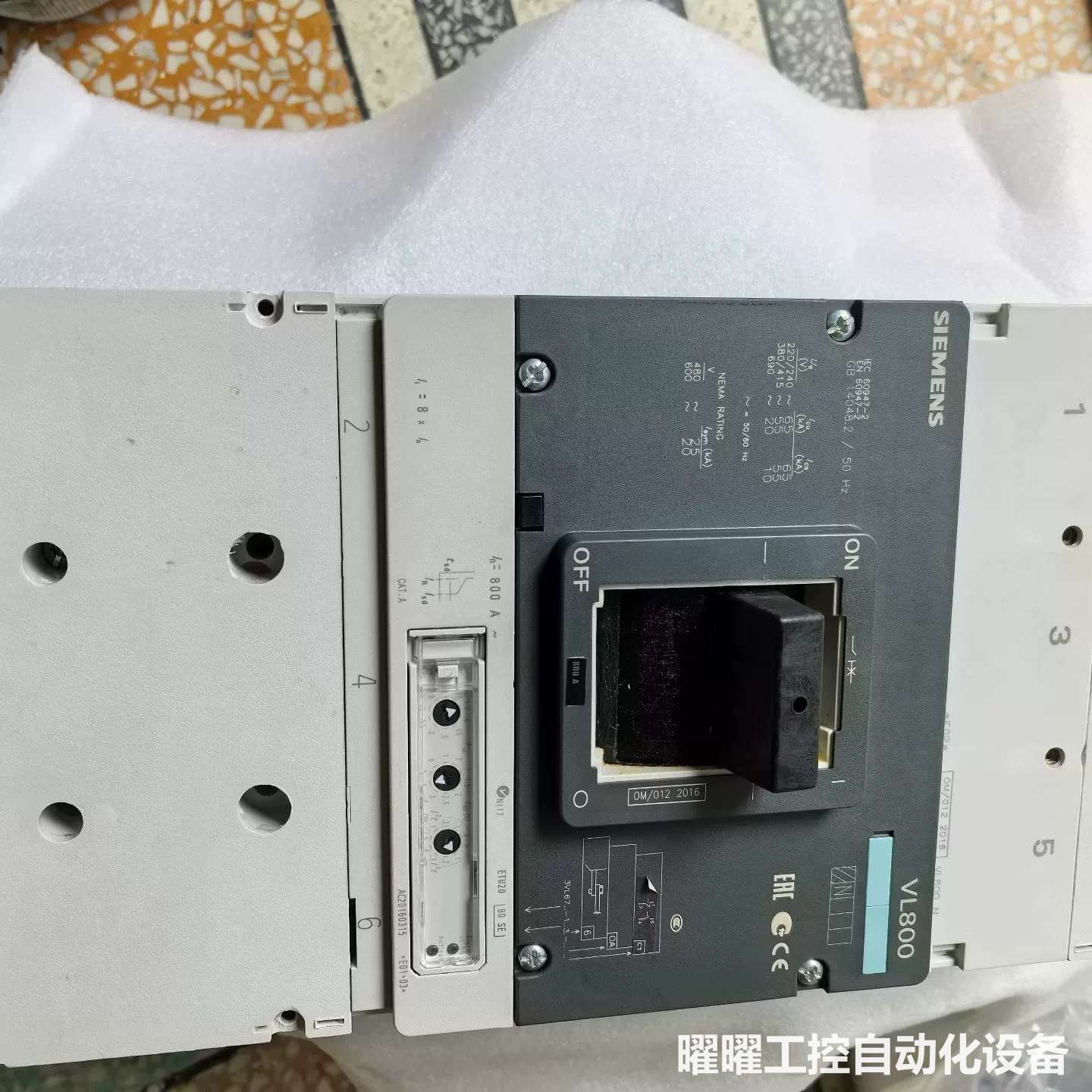 西门子塑壳断路器3VL6780-1AA36-0AA0 800