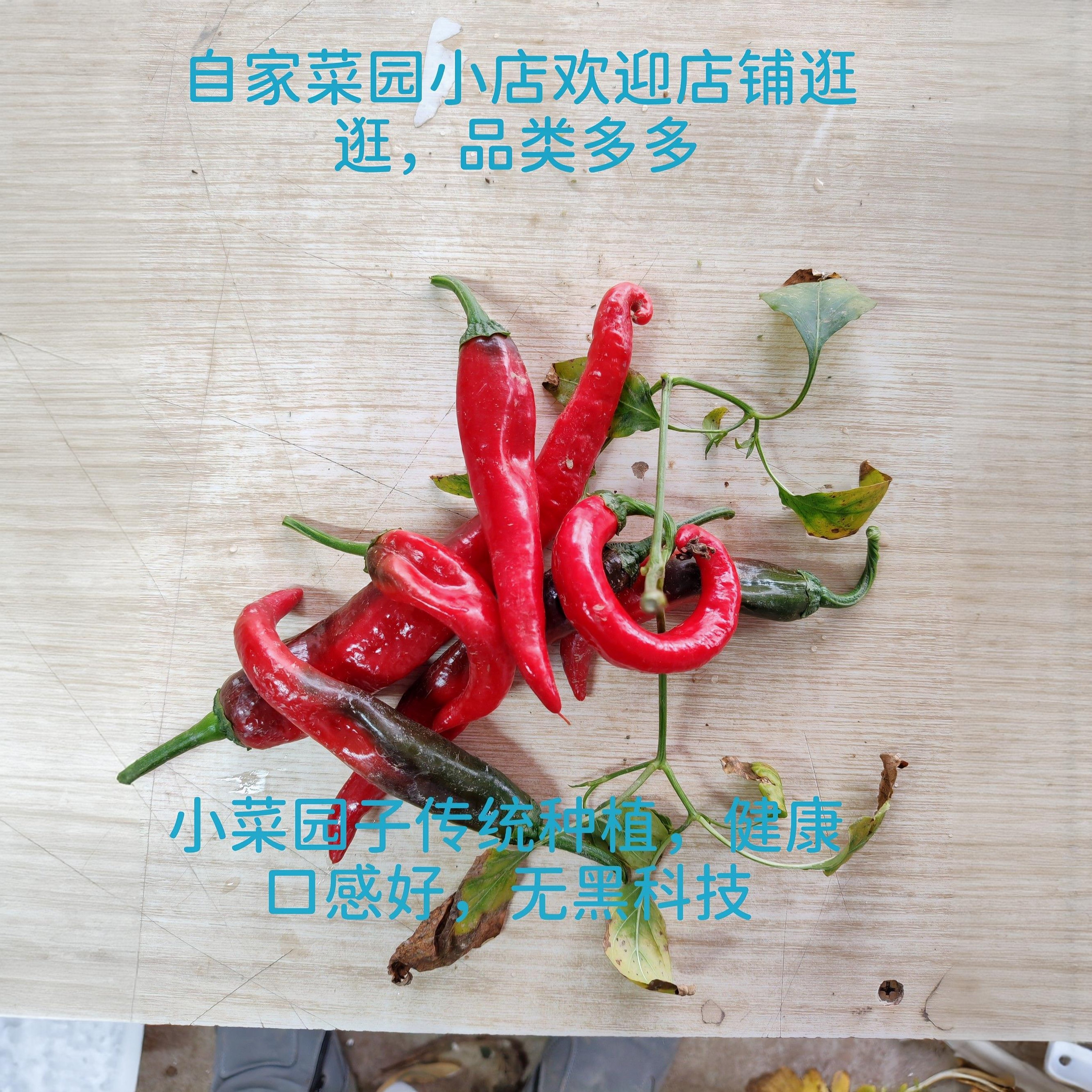 农家红辣椒小辣椒炒菜泡菜腌菜无黑科技现摘现发健康安全口感好