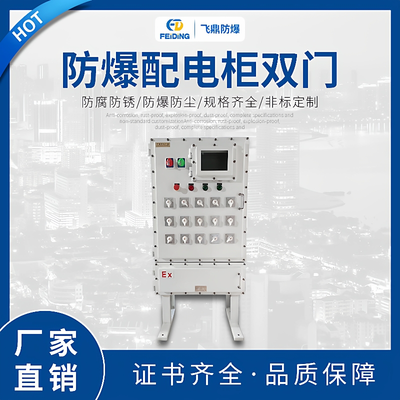 不锈钢配电箱防爆照明动力配电柜防爆配电柜双门电源检修隔爆空箱
