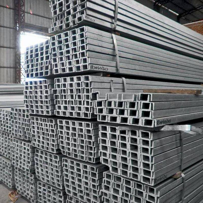茂名Q235B热镀锌槽钢加工切割冲孔黑料槽钢10#建筑幕热轧槽钢8号