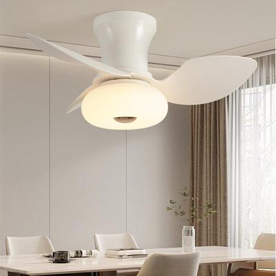 全光谱奶油风卧室灯吸顶灯吊扇灯儿童房餐厅主卧新款风扇电风扇灯
