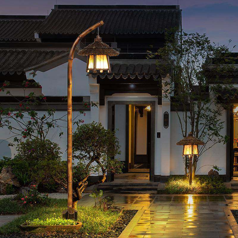 仿古高杆灯竹屋灯茅草屋庭院灯户外防水景区装饰灯民宿景观灯路灯,畜牧/养殖物资,畜牧/养殖器械,淘宝优惠券,粉丝福利购,淘宝优惠卷