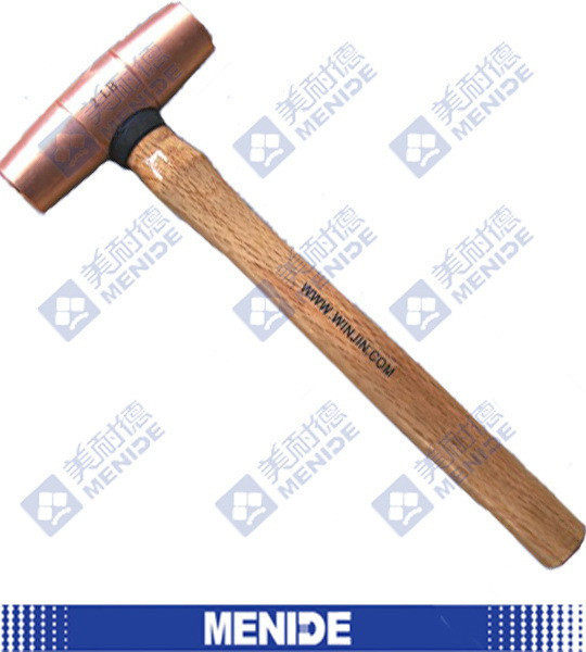 连柄 紫铜锤 铜榔头 铜鼓锤 (云景)  2P 2磅 0.9公斤 紫铜棒