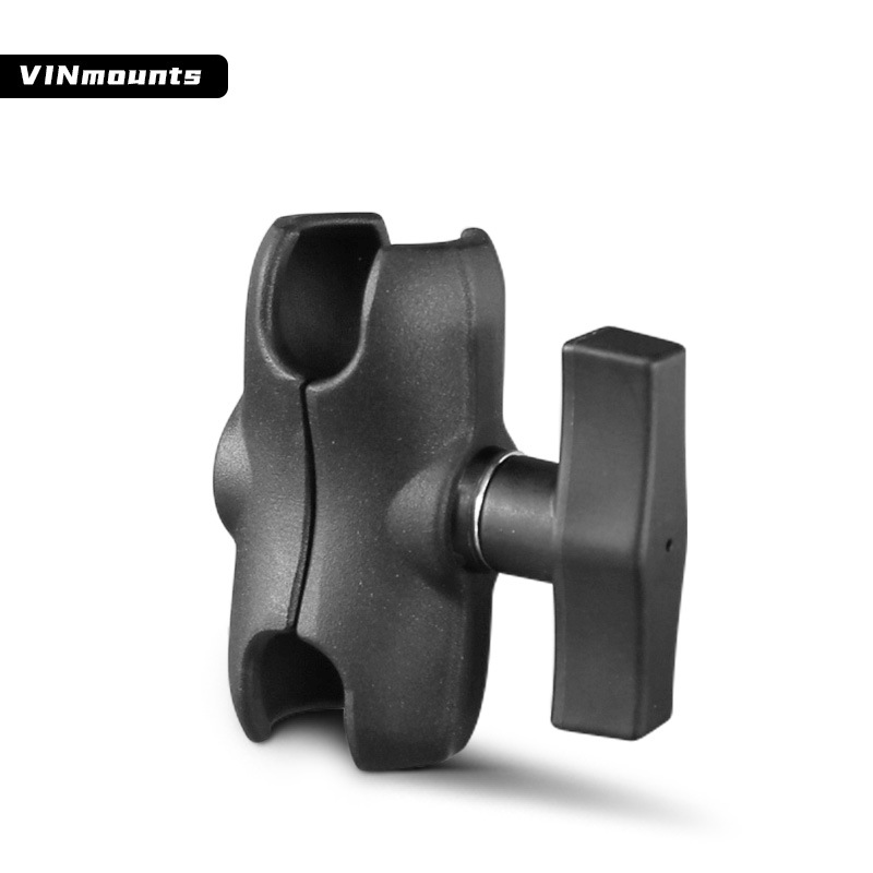 农机显示器防抖支架臂兼容1.5英寸球头VIN短款8.7cm铝合金连杆