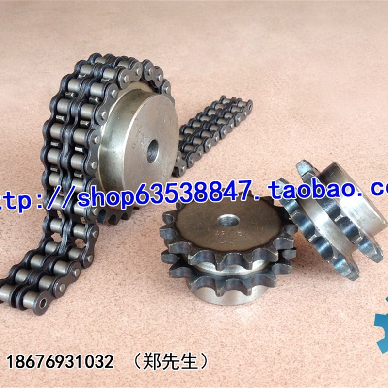 5分双排链轮 5分18齿 10A18T 齿台轮 适用5分双排链条 节距15.875