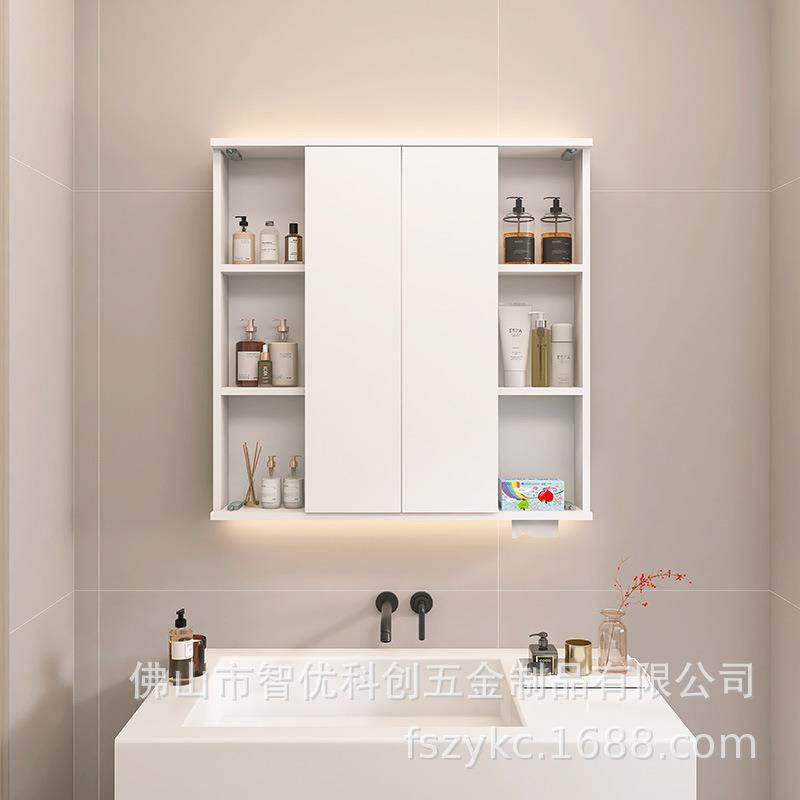 不锈钢风水镜柜隐藏式浴室镜柜卫生间镜子收纳柜折叠镜门挂墙式,收纳整理,烫衣板及配件,淘宝优惠券,粉丝福利购,淘宝优惠卷