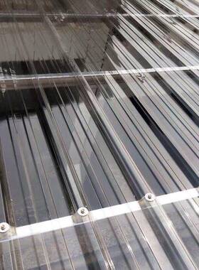 PCPC透明瓦采光瓦耐力板波浪瓦阳台防雨板天井板车库板亮瓦