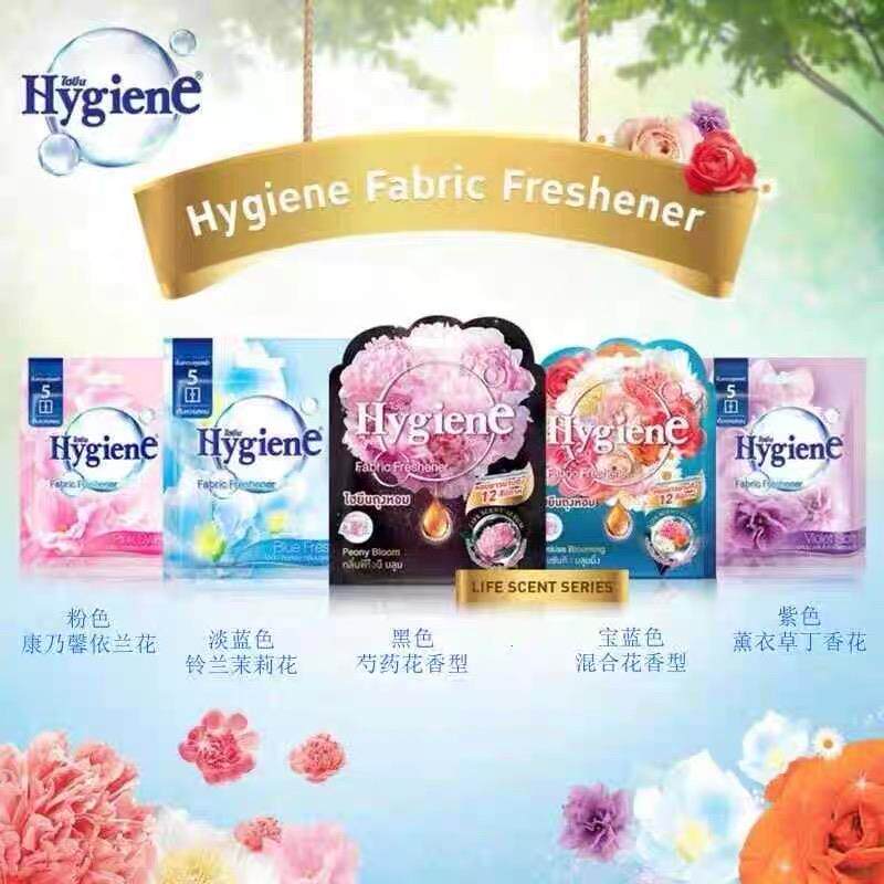 泰国Hygiene香氛包空气清新剂衣柜卧室持久香薰厕所除味车载香囊图片