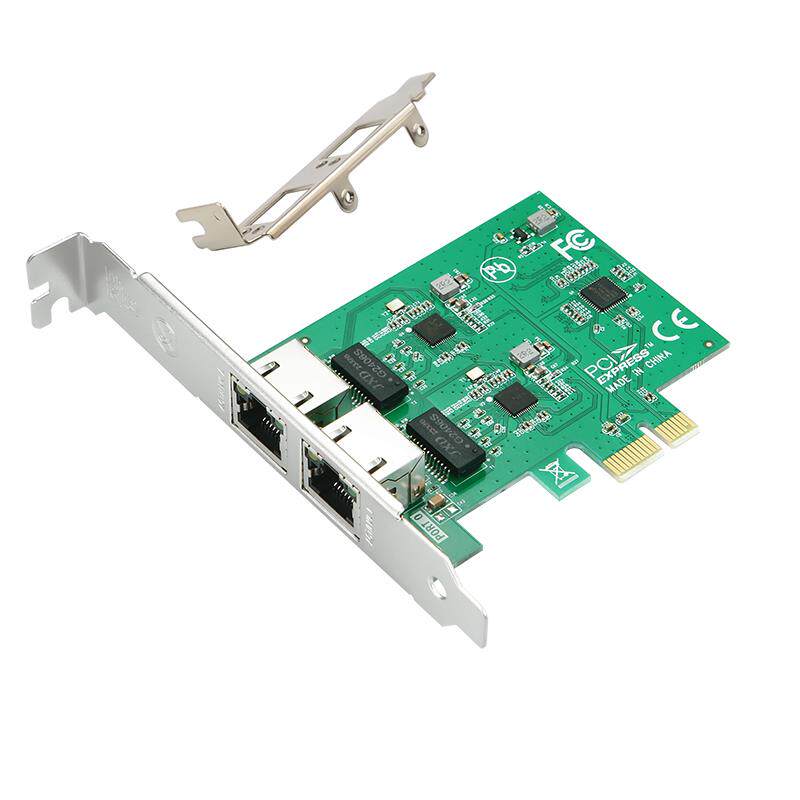 RTL8111 双口千兆网卡PCI-E X1接口千兆网卡服务器网卡汇聚软路由