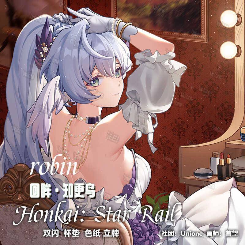 游戏崩坏星穹铁道知更鸟双闪吧唧同人原创周边网红立牌亚克力杯垫