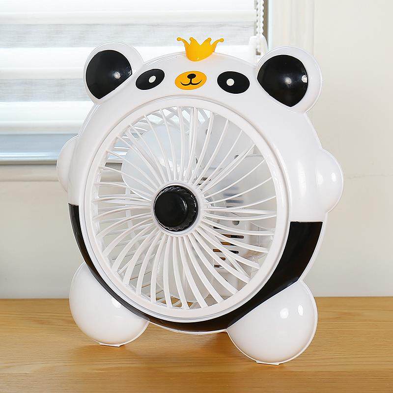 迷你电风扇卡通学生宿舍台式小风扇办公室转页扇床头扇家用大风力