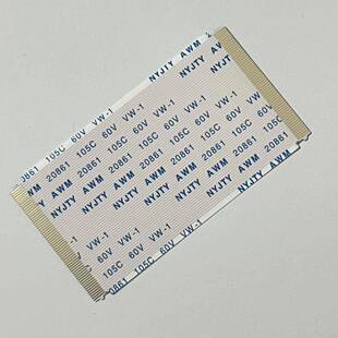 60芯60P电视逻辑板排线 带耳朵镀金AWM 20706 20861 105C长度可选