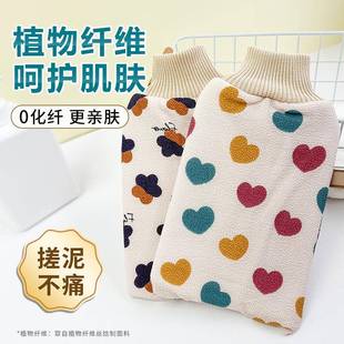 搓澡巾中砂中纹加厚强力搓泥灰去死皮不疼洗澡巾男女搓背洗澡神器