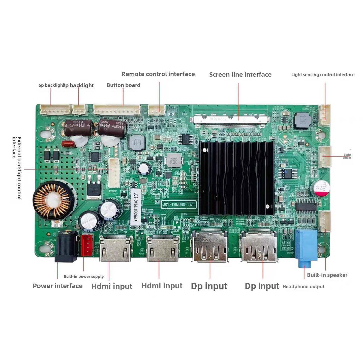 全新 嘉润源 2K240HZ 4K120HZ 高端显示器驱动板 JRY-F9MUHD-LA1