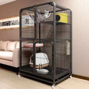 猫笼家用室内四层超大自由空间特大号猫咪别墅加粗加固猫屋猫笼子
