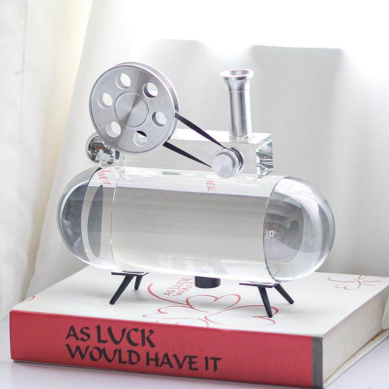 创意轻奢复古放映机水晶装饰品摆件样板间民宿客厅电视柜桌面摆设