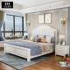 实木床1.8米欧式 双人床1.5主卧现代简约高箱储物床田园单人床1.2m