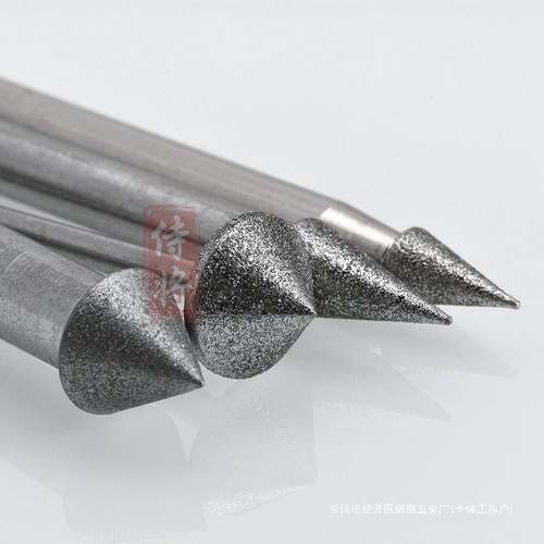 金刚毛石角磨头CQEYNC精雕60磨棒玻璃倒角器9机0度度修刺45角度