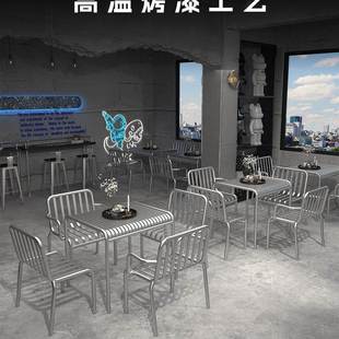 工业风创意桌户外庭院桌椅奶茶店咖啡60045厅息区台铁艺阳外休摆