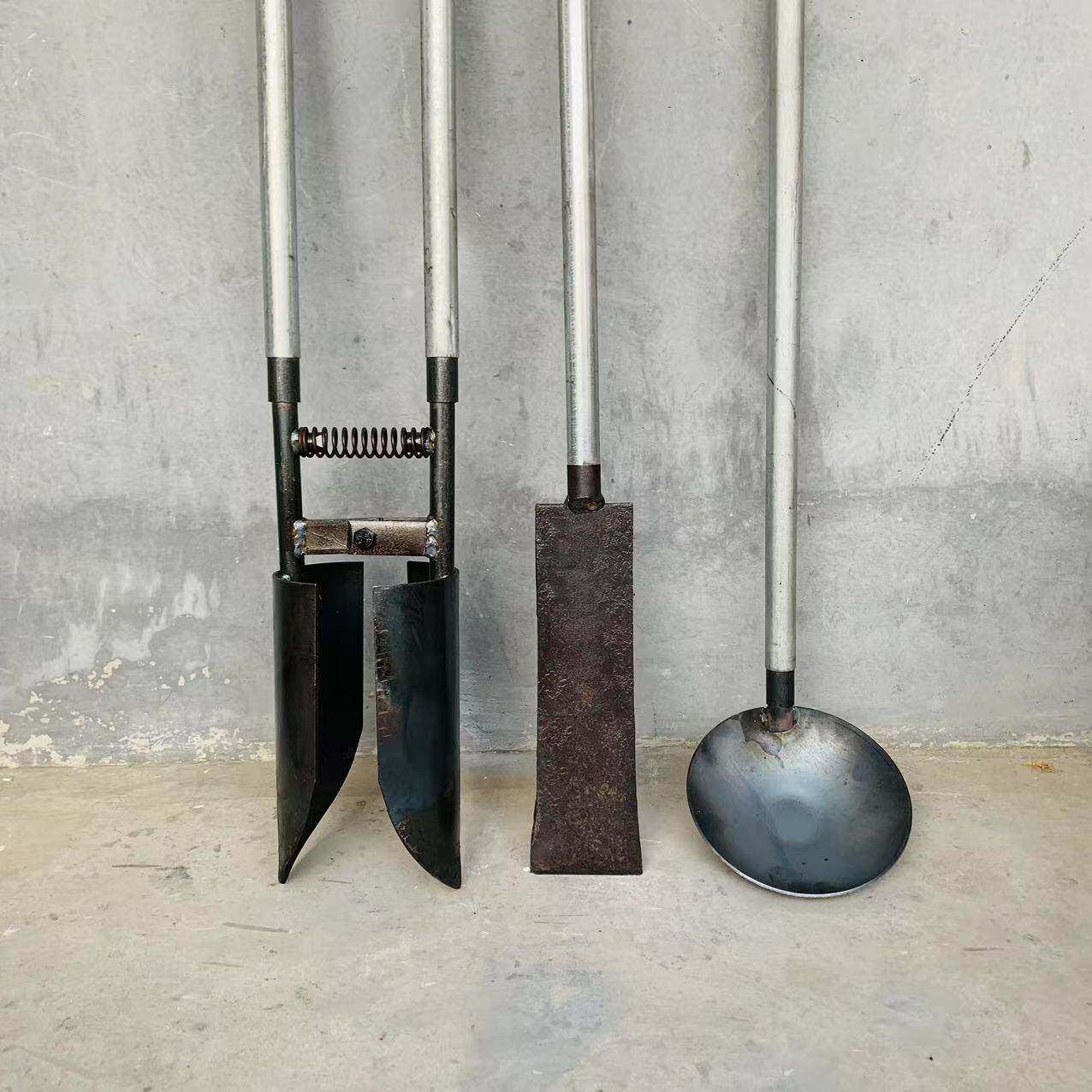 挖挖神器硬土夹锹对锨掏土CD307995挖线杆电洞神器挖树坑洛土阳铲