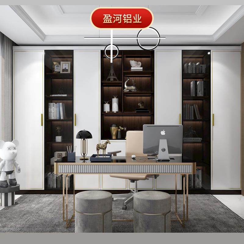 全整家具铝合金电视柜现电代简约墙一体铝家用收纳KWM储物视机背