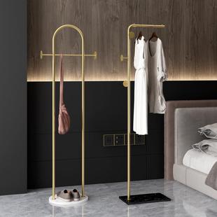 室内挂衣架衣落地卧室简易架杆PVZ轻家用挂杆衣角落转角立式 衣奢