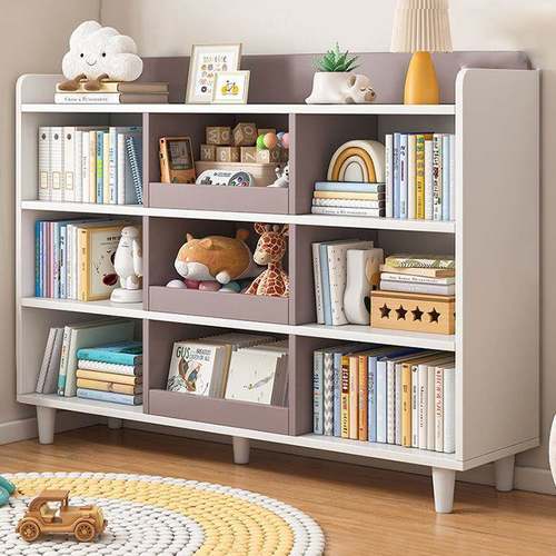 地儿童书架落置RBU物架客厅学生易阅读家用架储物简玩具