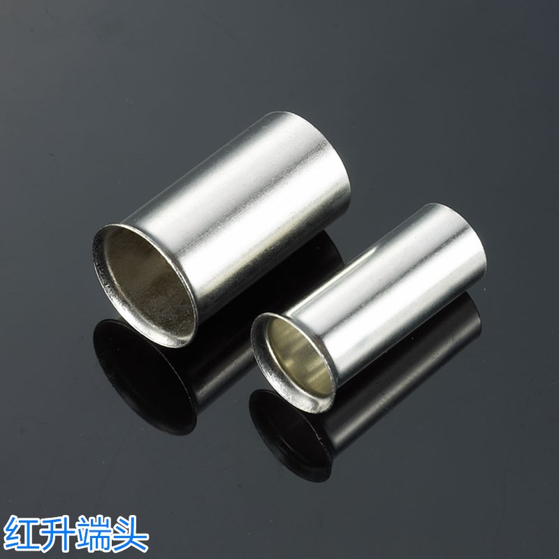 EN1508紫铜2000只1包  喇叭铜管E型裸端子管形裸端子